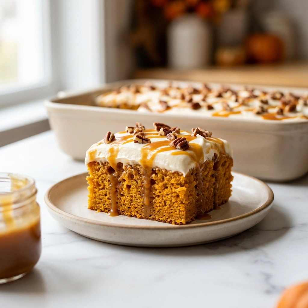 The Definitive Guide to Pumpkin Caramel Poke Cake | Easy Fall Dessert Recipe