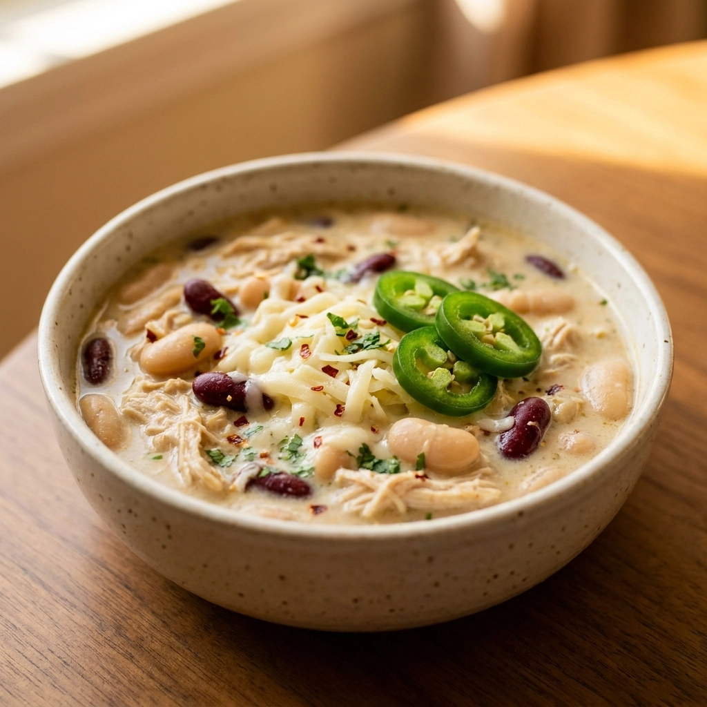 Creamy White Chicken Chili Slow Cooker Recipe: The Ultimate Comfort Food | Easy Crockpot Dinner