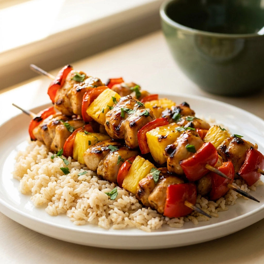 Pineapple Chicken Kabobs: Delight in This Easy Recipe! | Grilled Summer Dinner