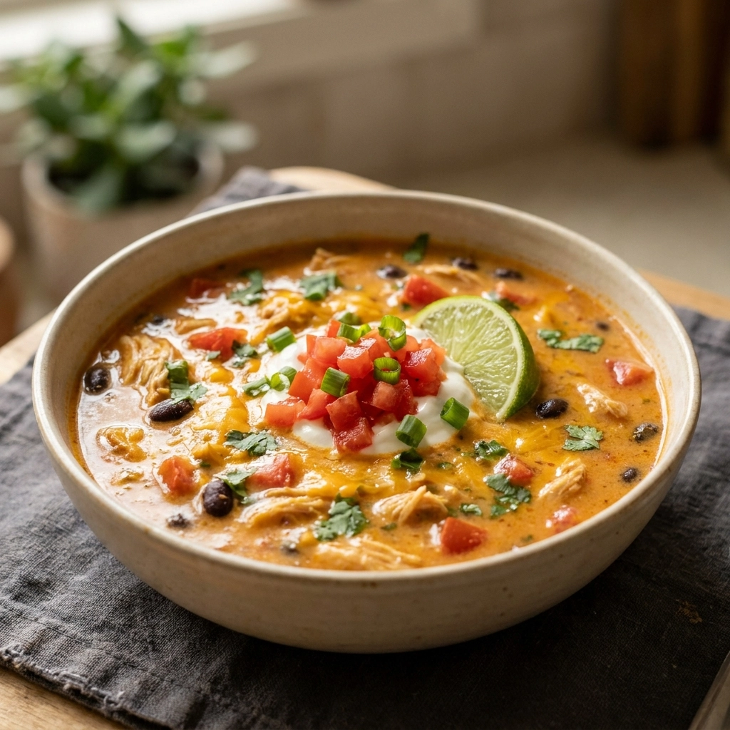 The Ultimate Creamy Chicken Enchilada Soup: A Comforting Feast | Easy Dinner Idea