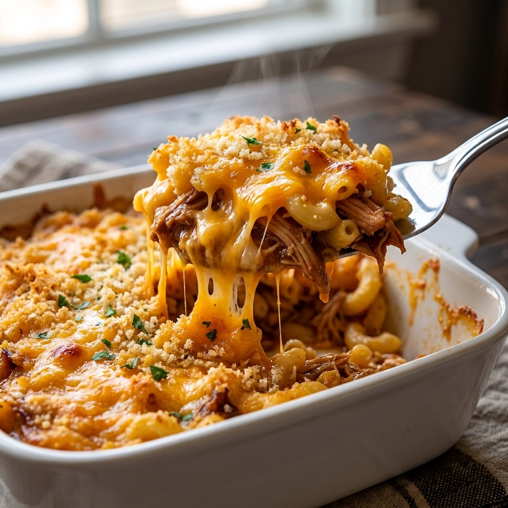 BBQ Chicken Mac and Cheese Casserole Recipe – Easy Family Dinner | Comfort Food Casserole