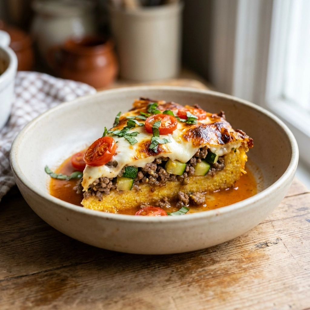 Easy Cheesy Crockpot Zucchini Beef Casserole Recipe for Perfect Comfort Food | Slow Cooker Meal