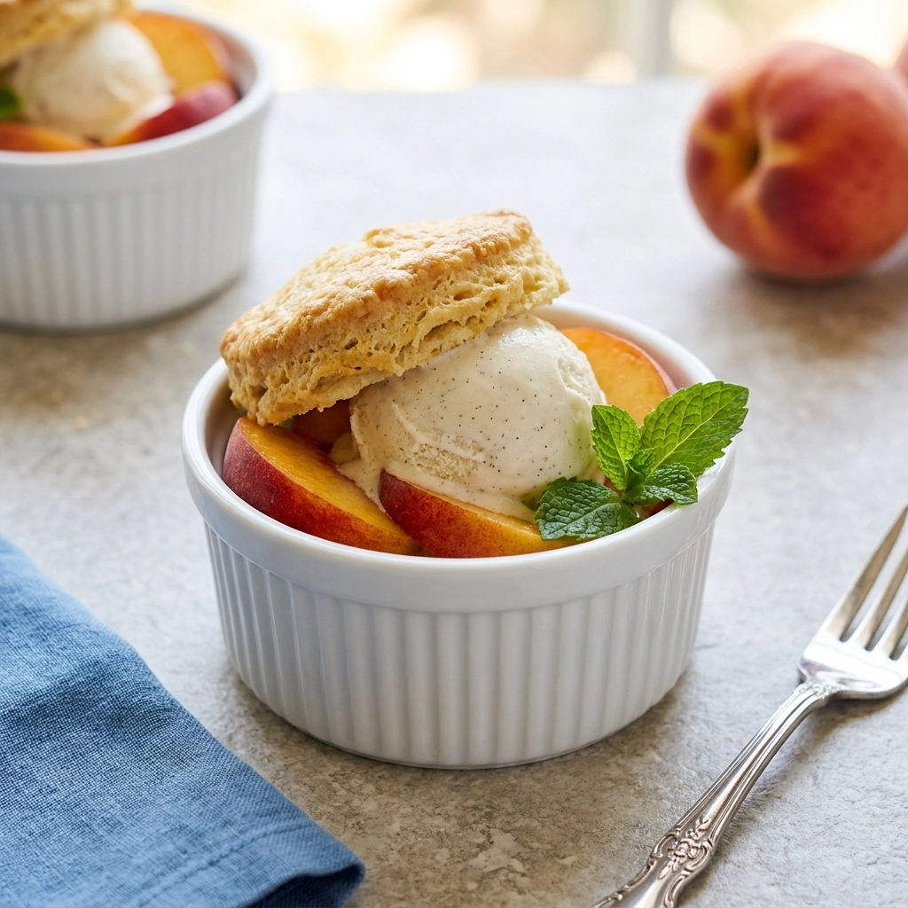 The Ultimate Peaches and Cream Shortcakes | Easy Summer Peach Dessert Recipe