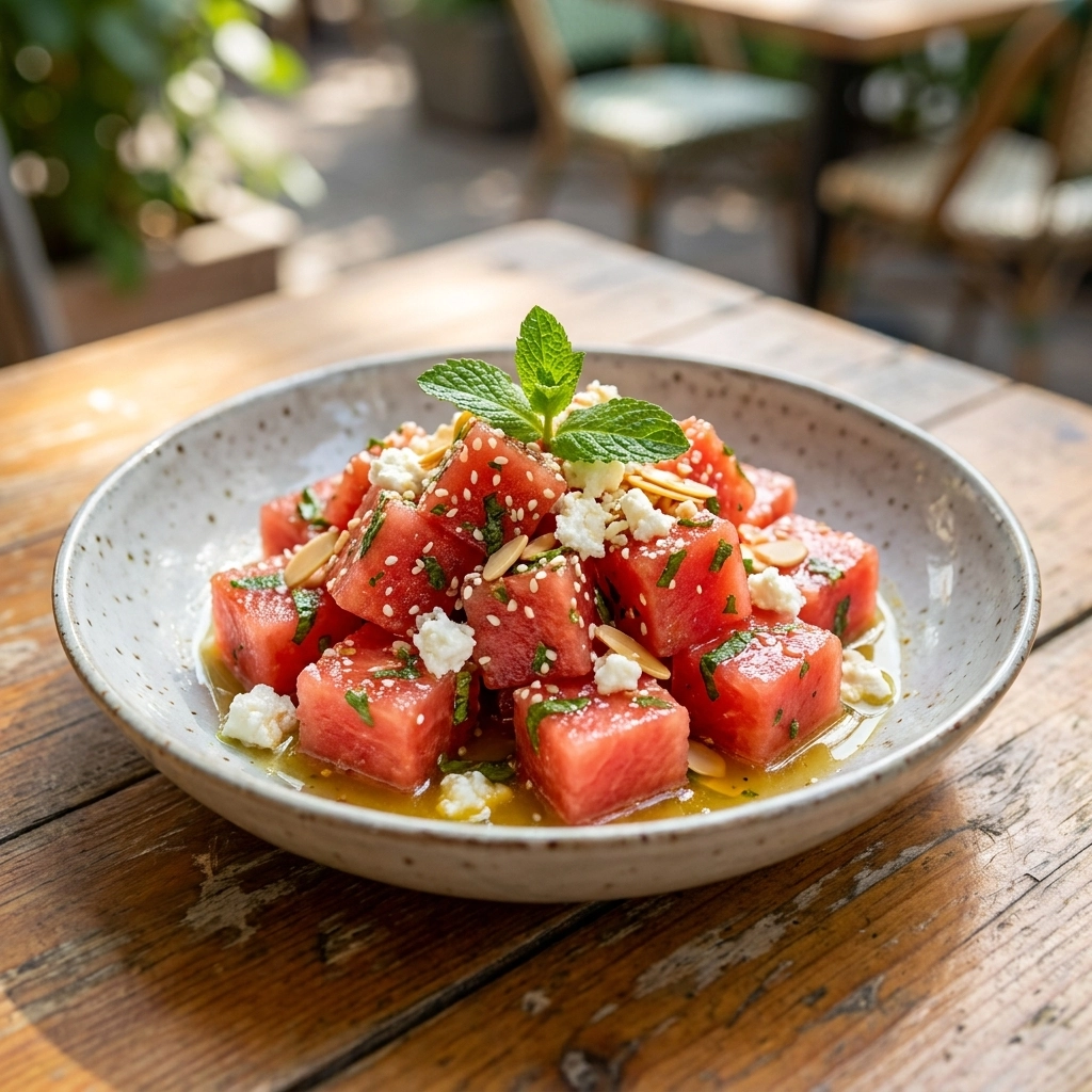 The Ultimate Watermelon Feta Mint Salad: A Summer Refreshment | Easy Summer Salad